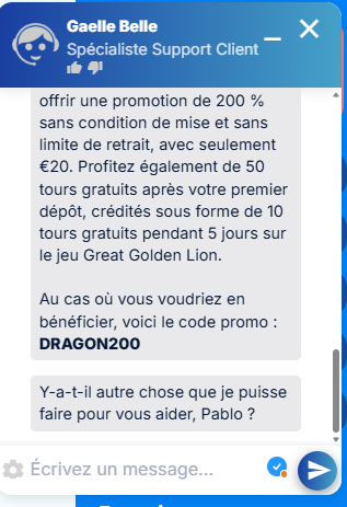 Service client Spin Dynasty