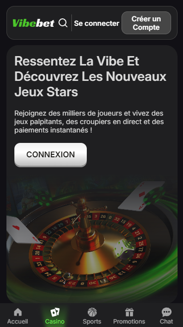 vibebet casino mobile
